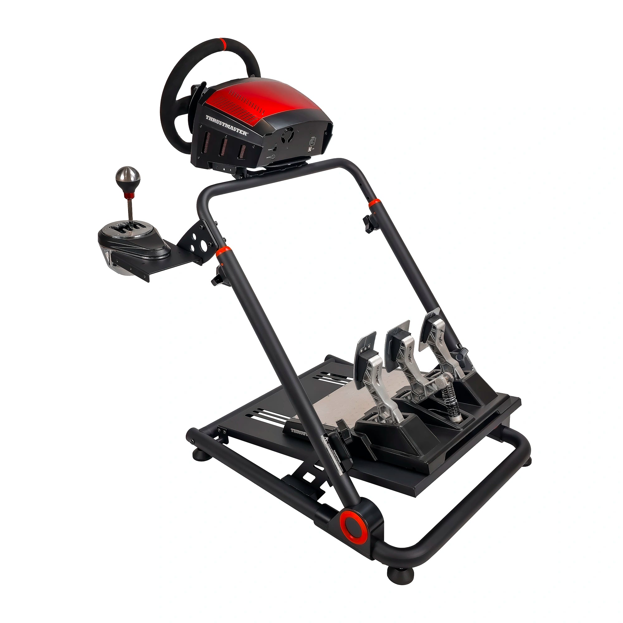 XXL Racing Wheel stand Competition met Thrustmaster TS-XW en TH8A
