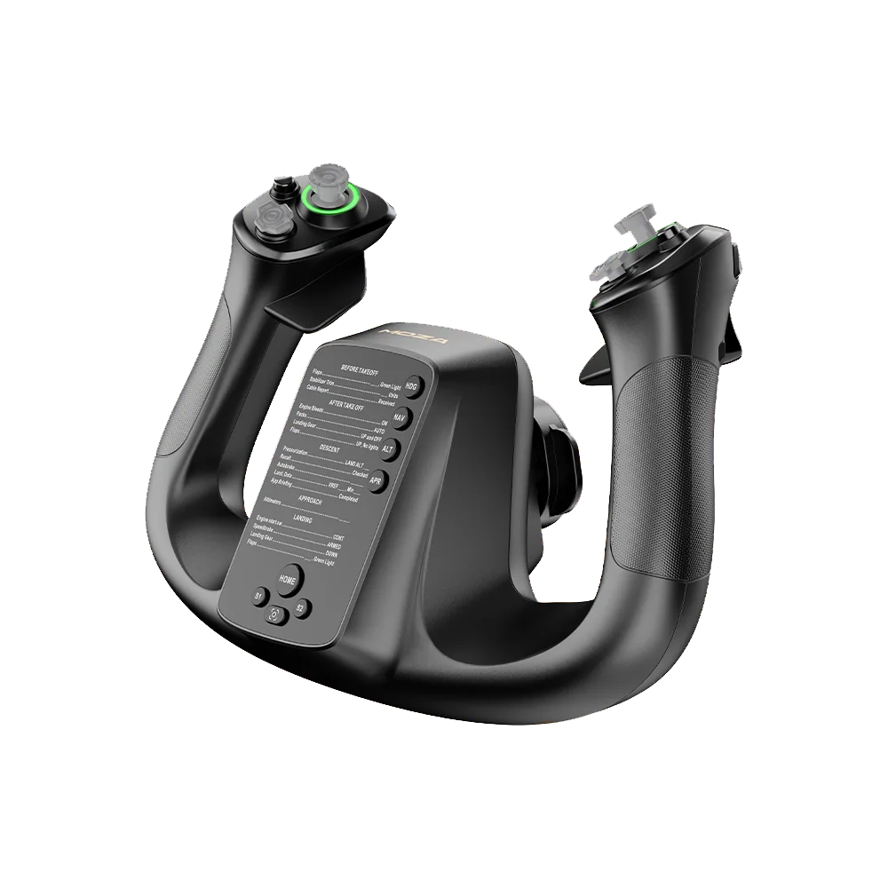 Moza Racing MFY Yoke rechts vooraanzicht voor flight simulator