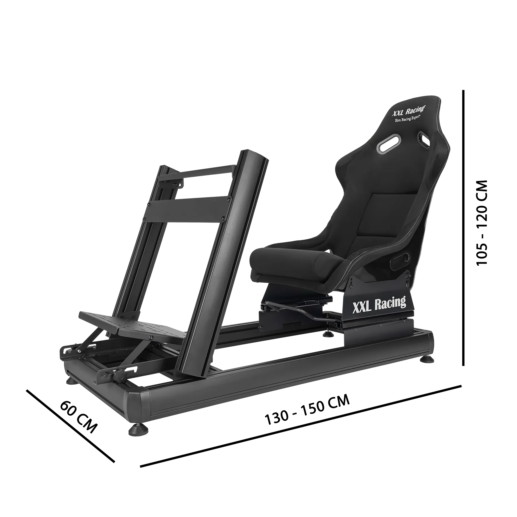 XXL Racing Monzano – Professionele Sim Racing Cockpit Aluminium