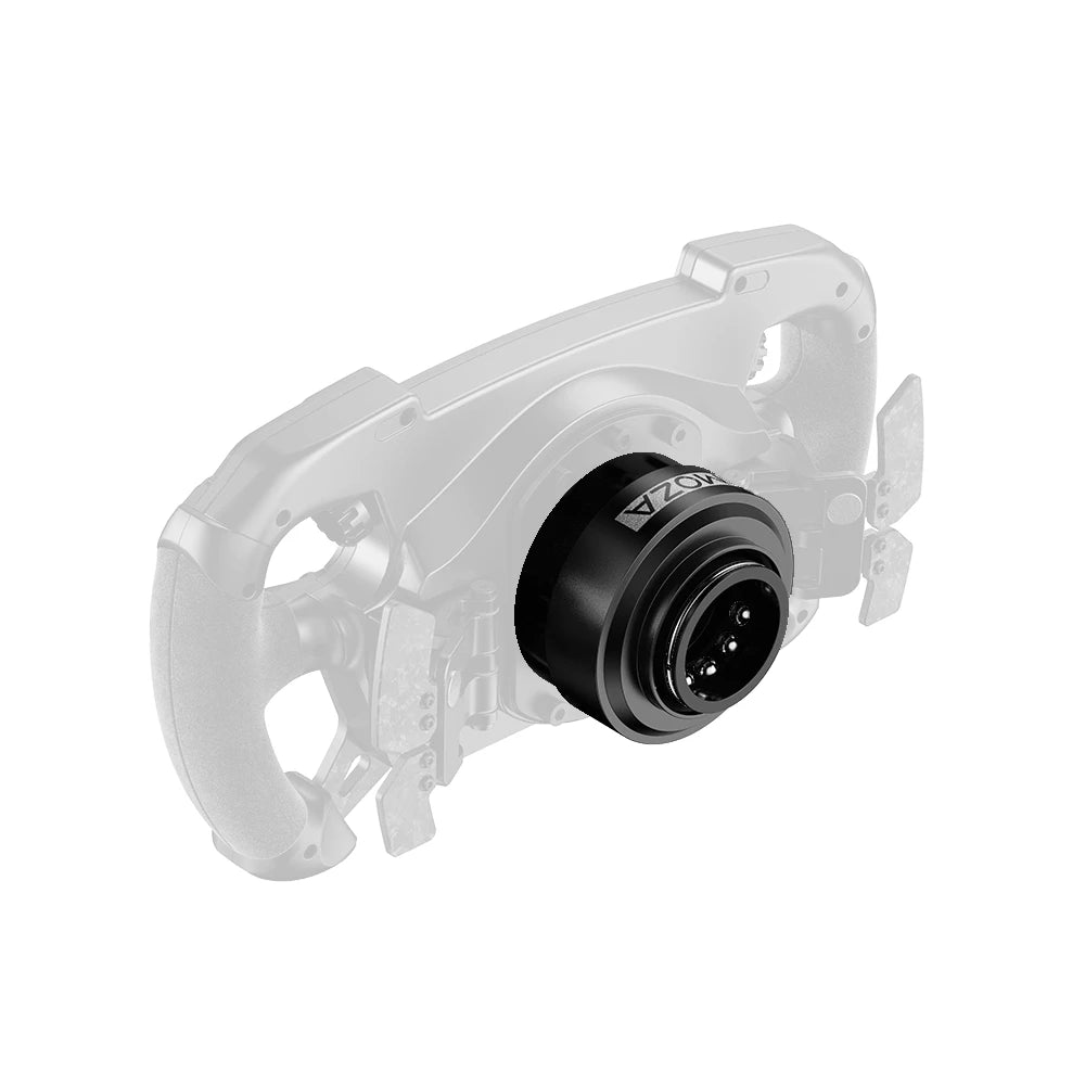 Moza universele Quick Release Adapter - gemonteerd op race stuur