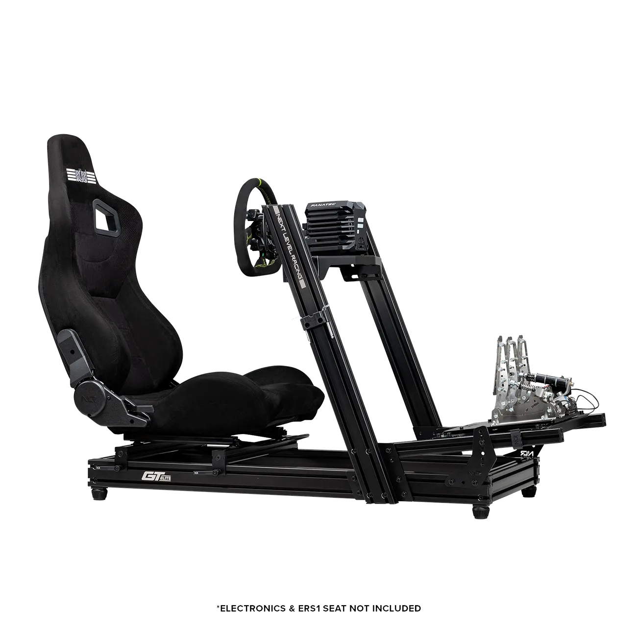 Next Level Racing GT Elite Lite Wheel Plate Edition met Fanatec DD Pro