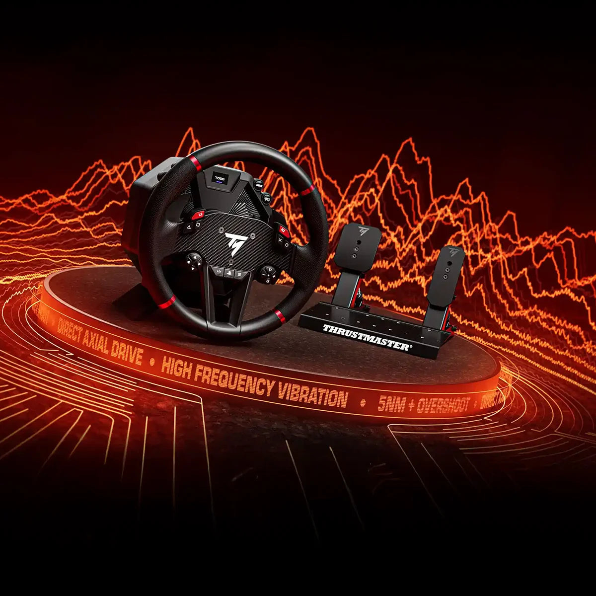 Thrustmaster T598 – Direct Axial Drive Racestuur + Pedalenset - sfeer foto