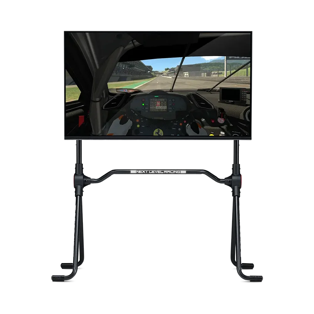Next Level Racing Lite Free Standing Monitor Stand - met tv scherm