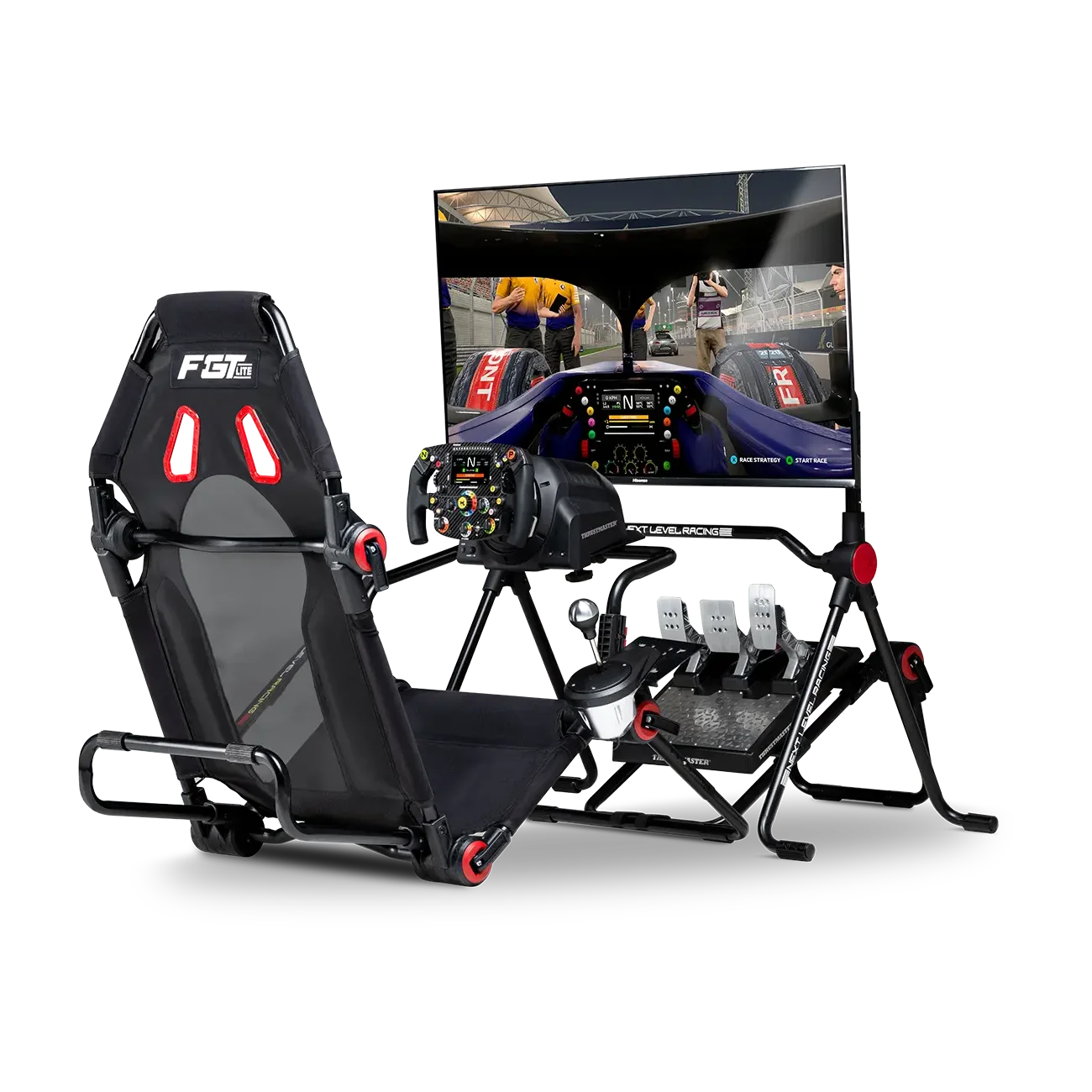 Achterkant - Next Level Racing Lite Free Standing Monitor Stand