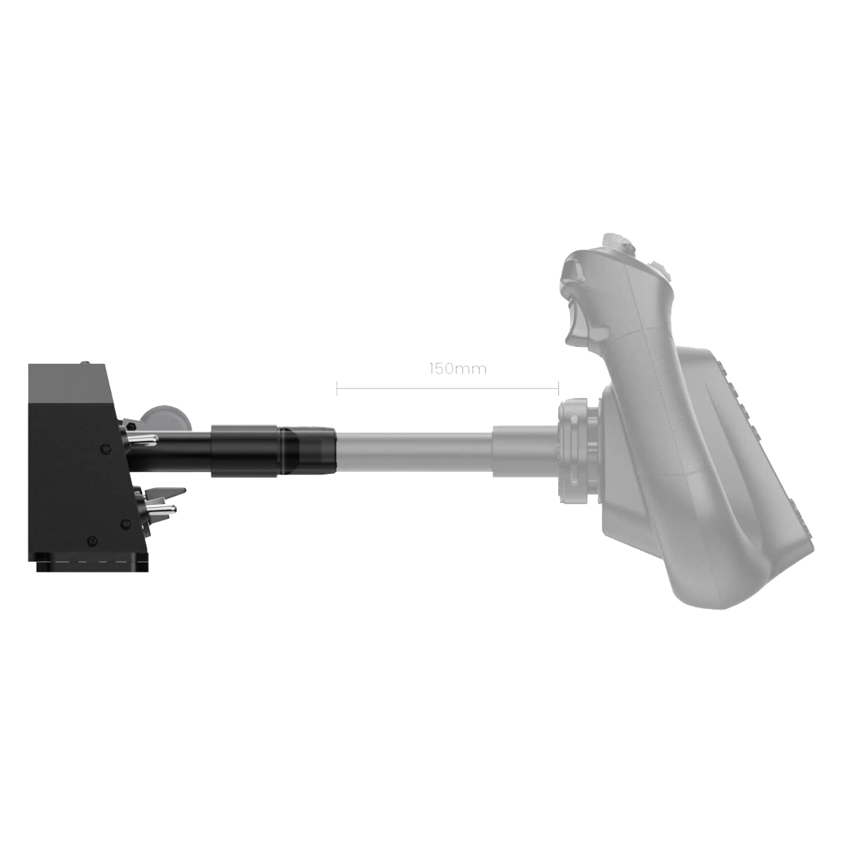 MOZA AY210 Yoke Base met 150 mm pitch travel afstand