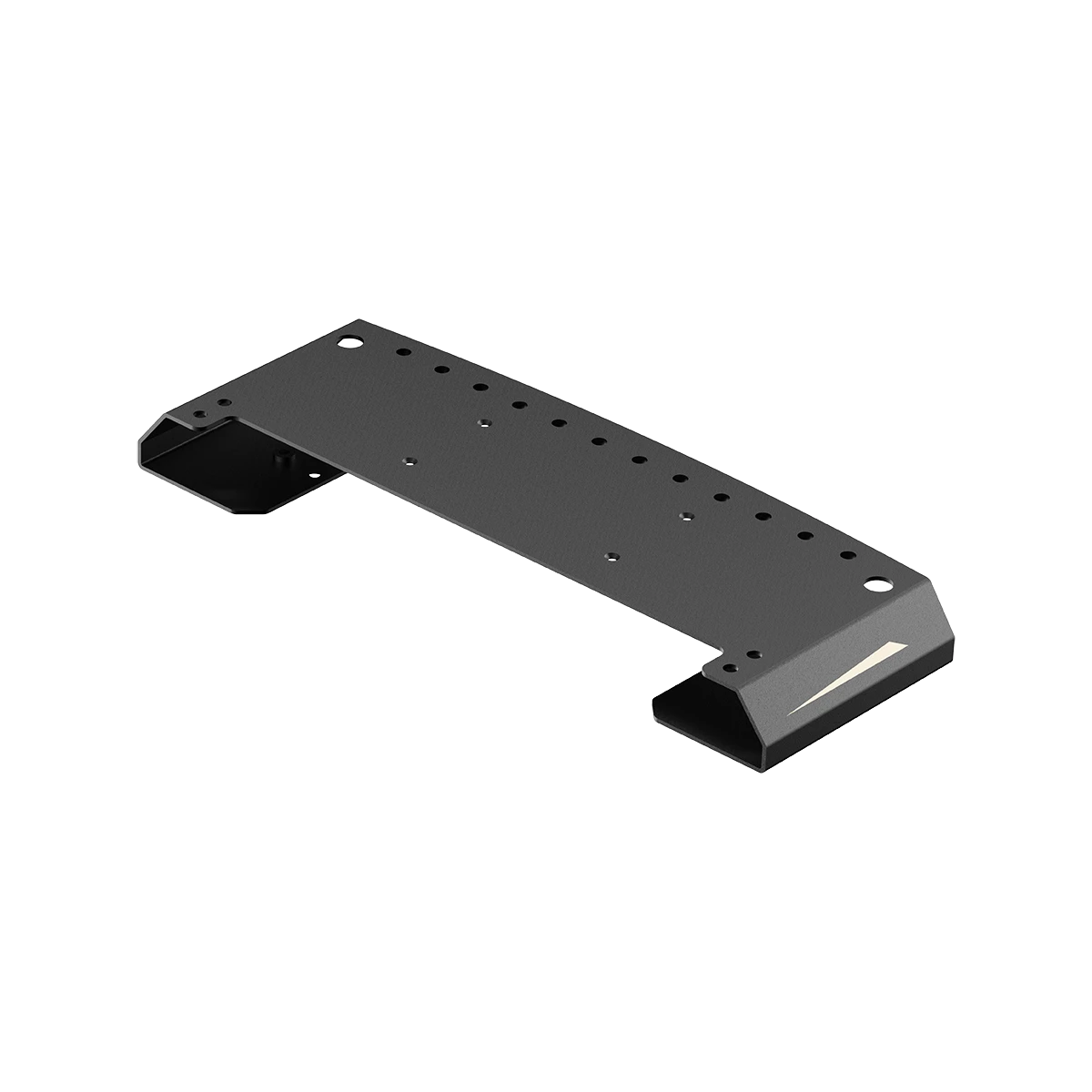 Moza Racing Mbooster Extension Plate schuin bekeken vanaf de achterkant