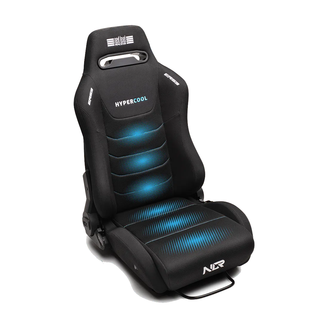 Actieve 6 zone koeling in de Next Level Racing ERS3 Hypercool sim racing stoel