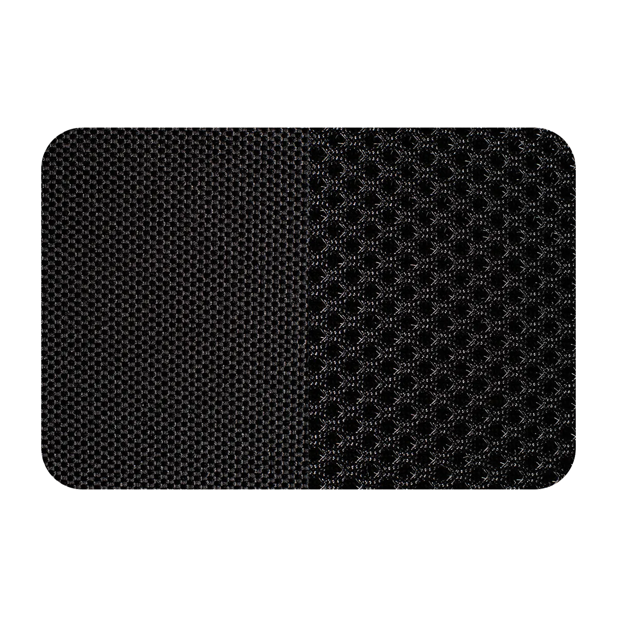 Detail van de ademende SIMAERO mesh bekleding van de Next Level Racing ERS3 Hypercool sim racing stoel