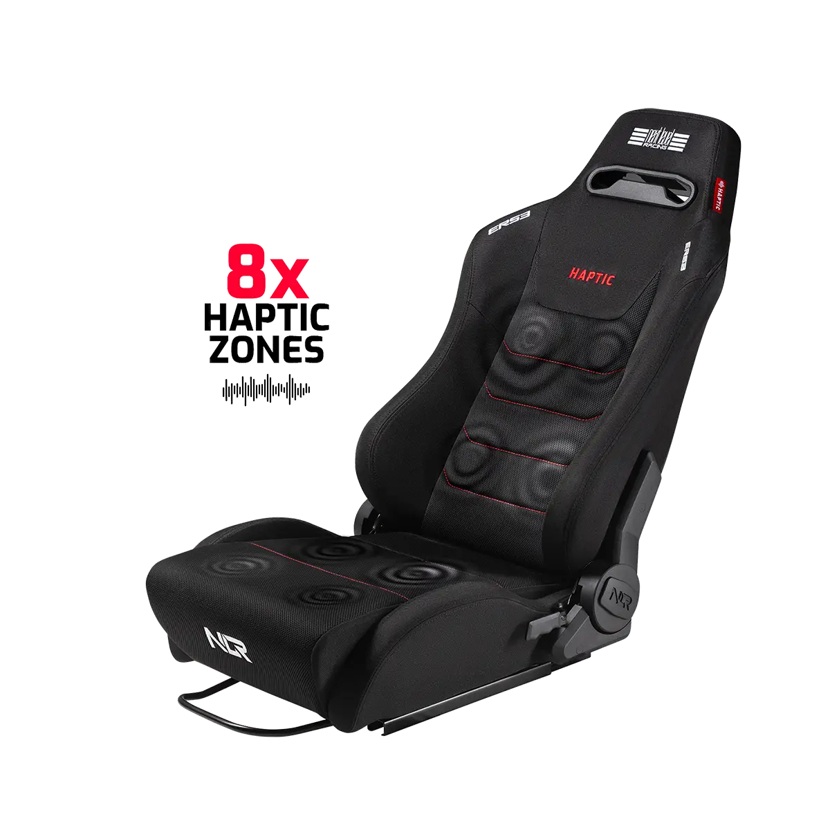 Next Level Racing ERS3 reclining sim racing seat side view