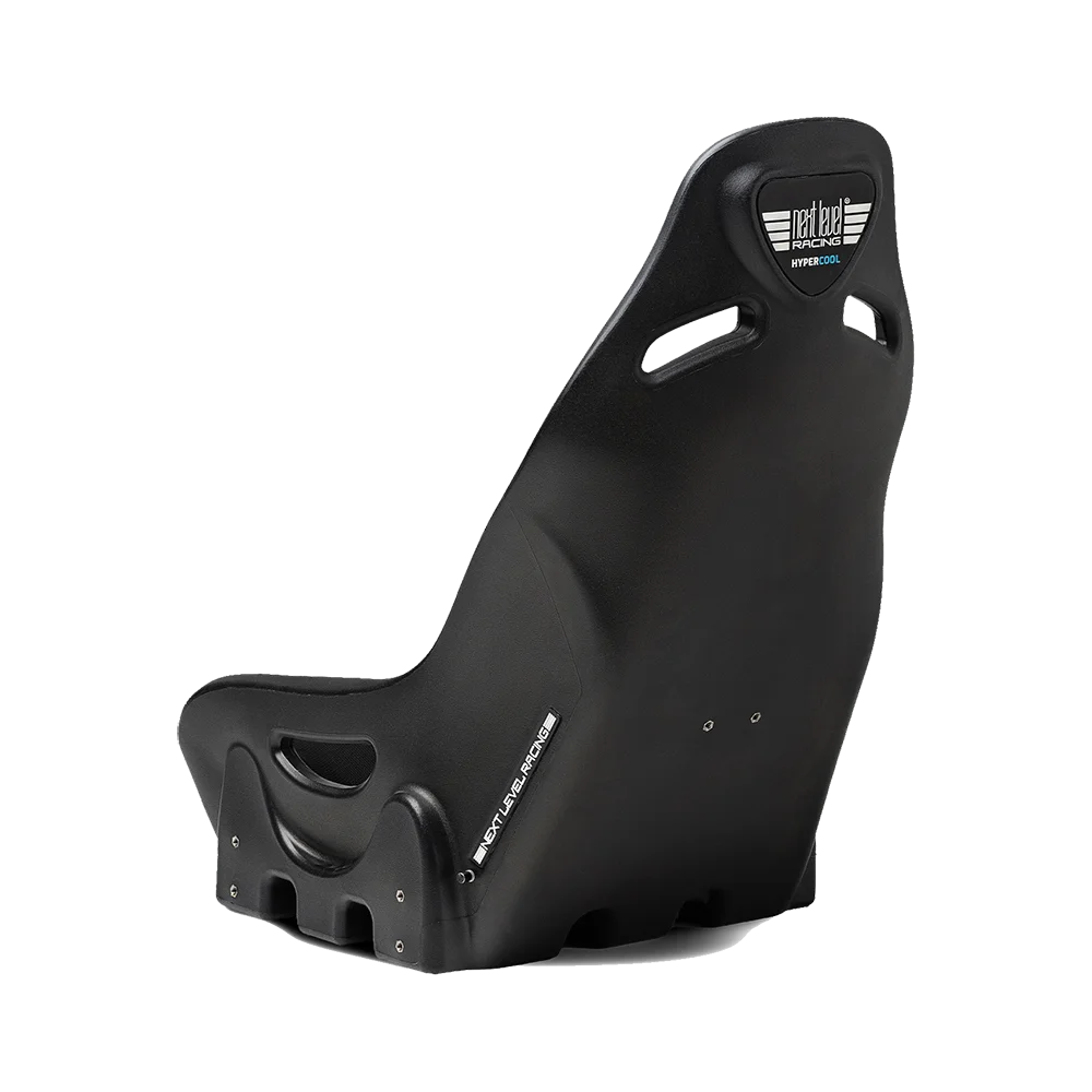 Achterkant van de Next Level Racing ES1 Hypercool sim racing seat