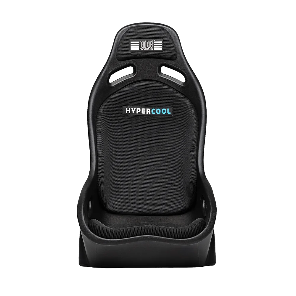 Voorkant van de Next Level Racing ES1 Hypercool sim racing racestoel