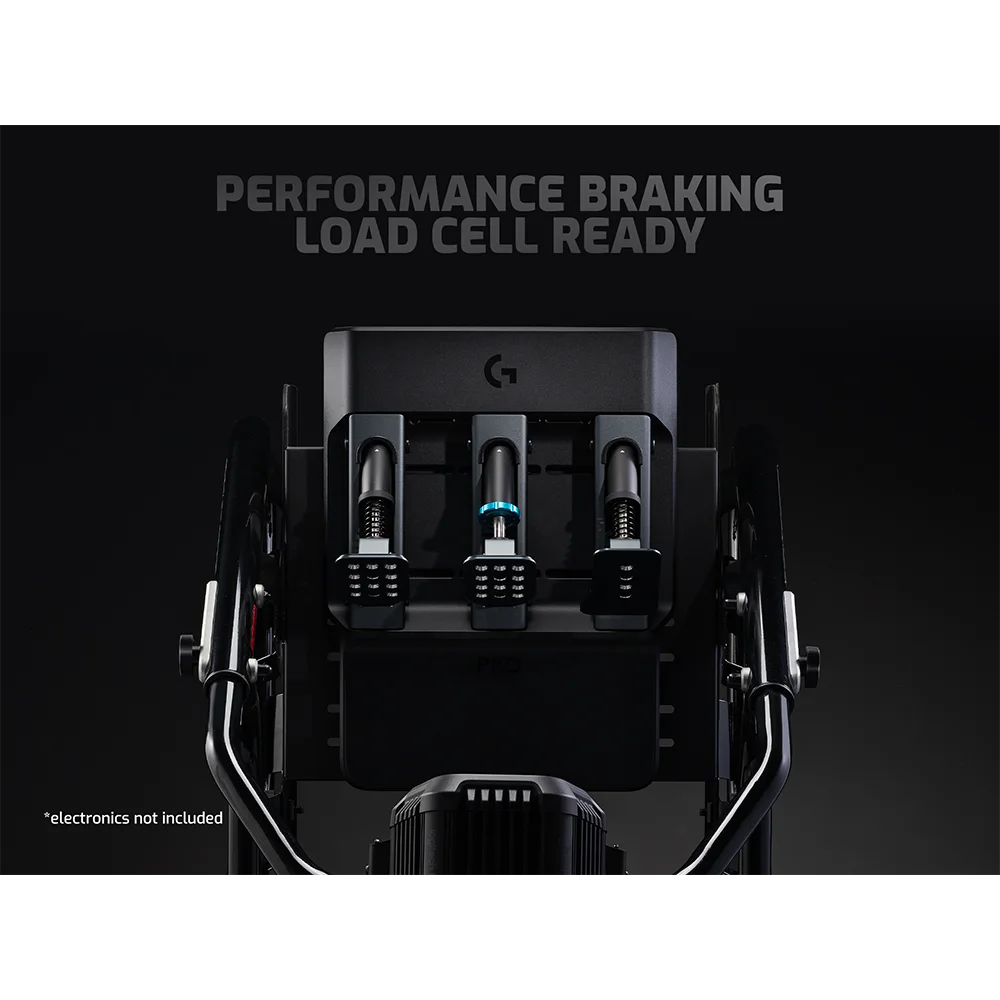 Pedaalplaat van de Next Level Racing F-GT Shift met optionele Logitech g loadcell pedalen