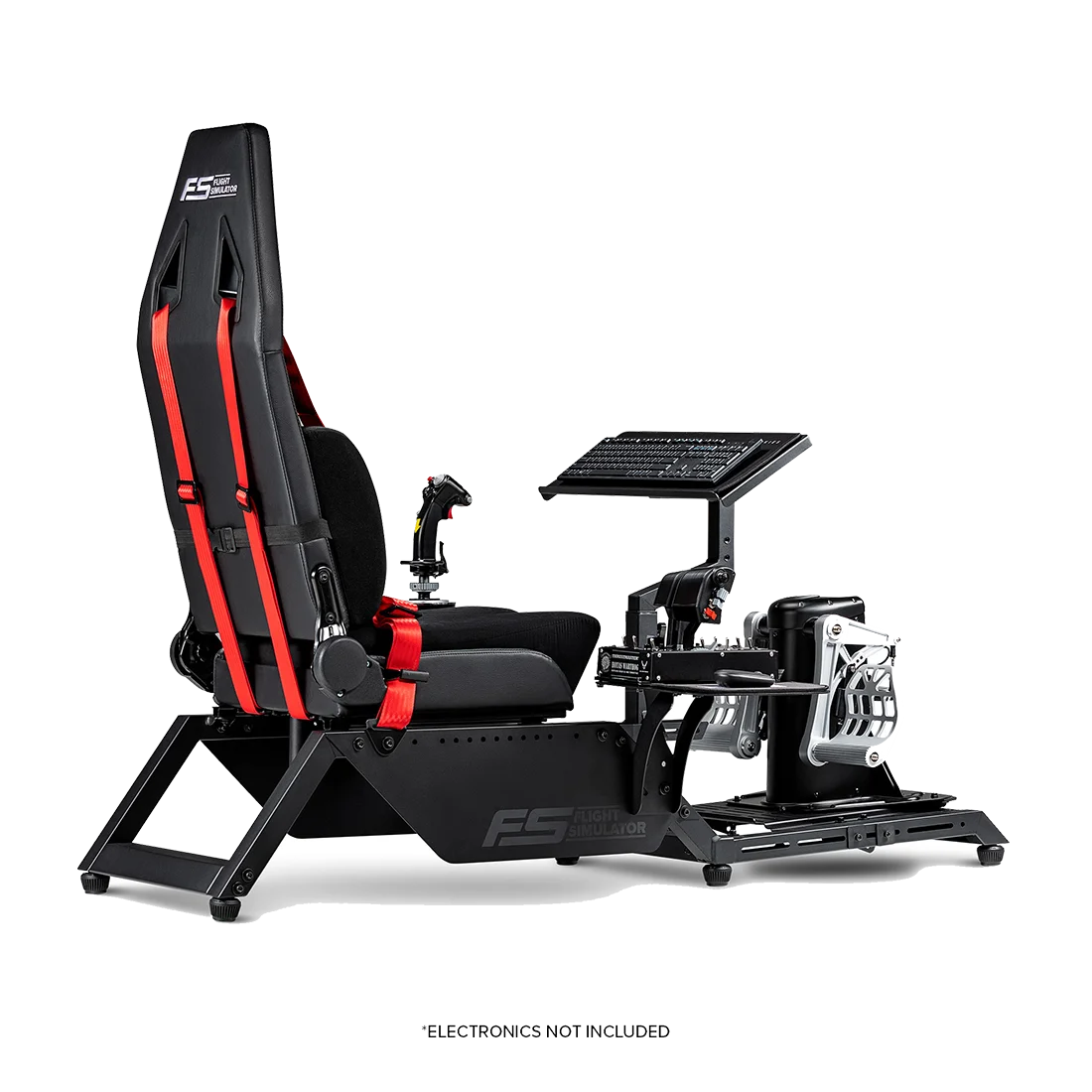 Next Level Racing Flight Simulator Cockpit met HOTAS joystick configuratie