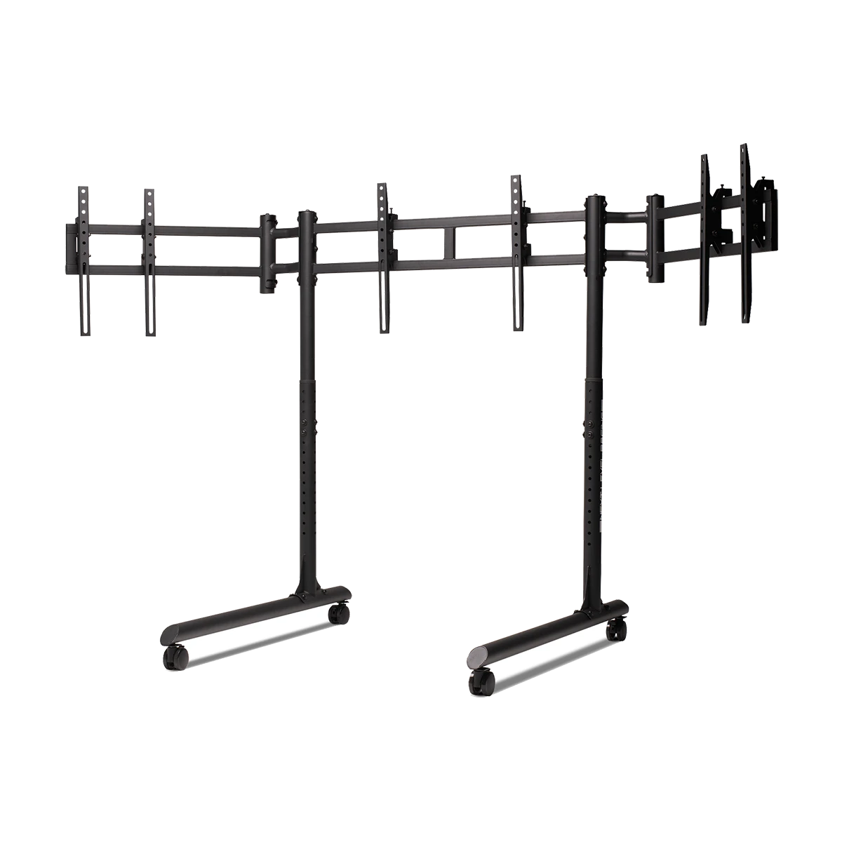 Next Level Racing freestanding triple monitor stand frame with adjustable VESA mounts