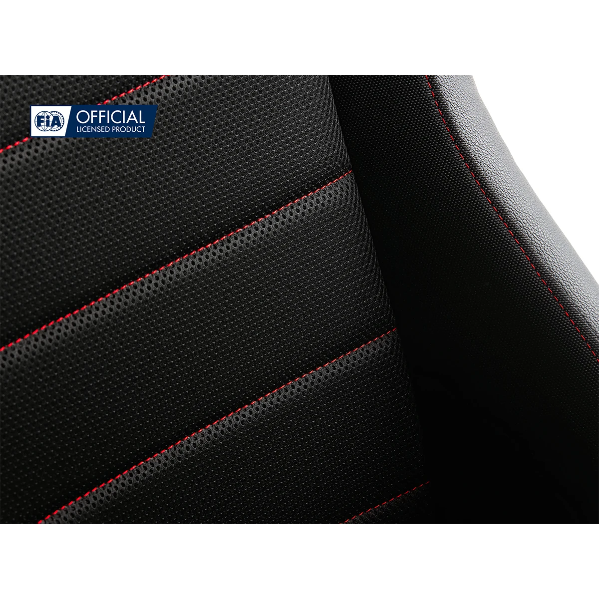 Detail van de SimAero mesh bekleding van de NLR ERS5 stoel