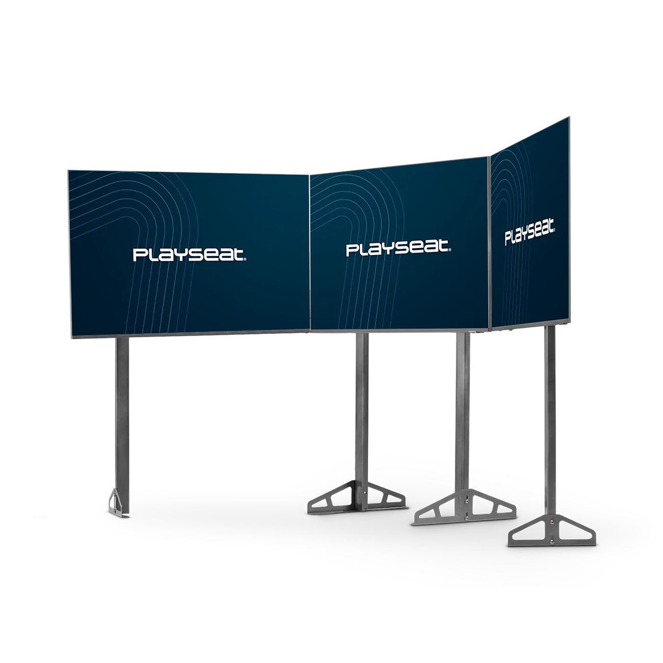 Detail van de verstelbare Playseat® TV Stand Triple