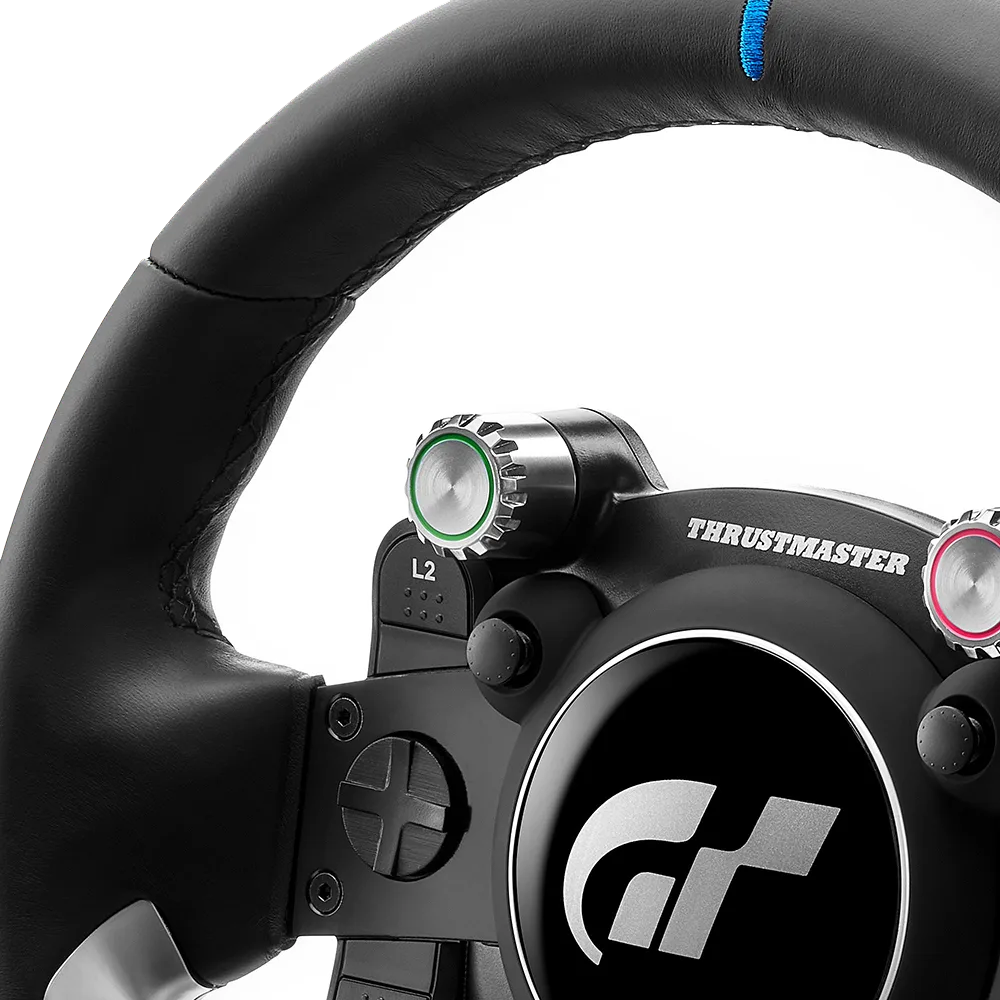 Detail van Thrustmaster GT Wheel Add On grip en afwerking