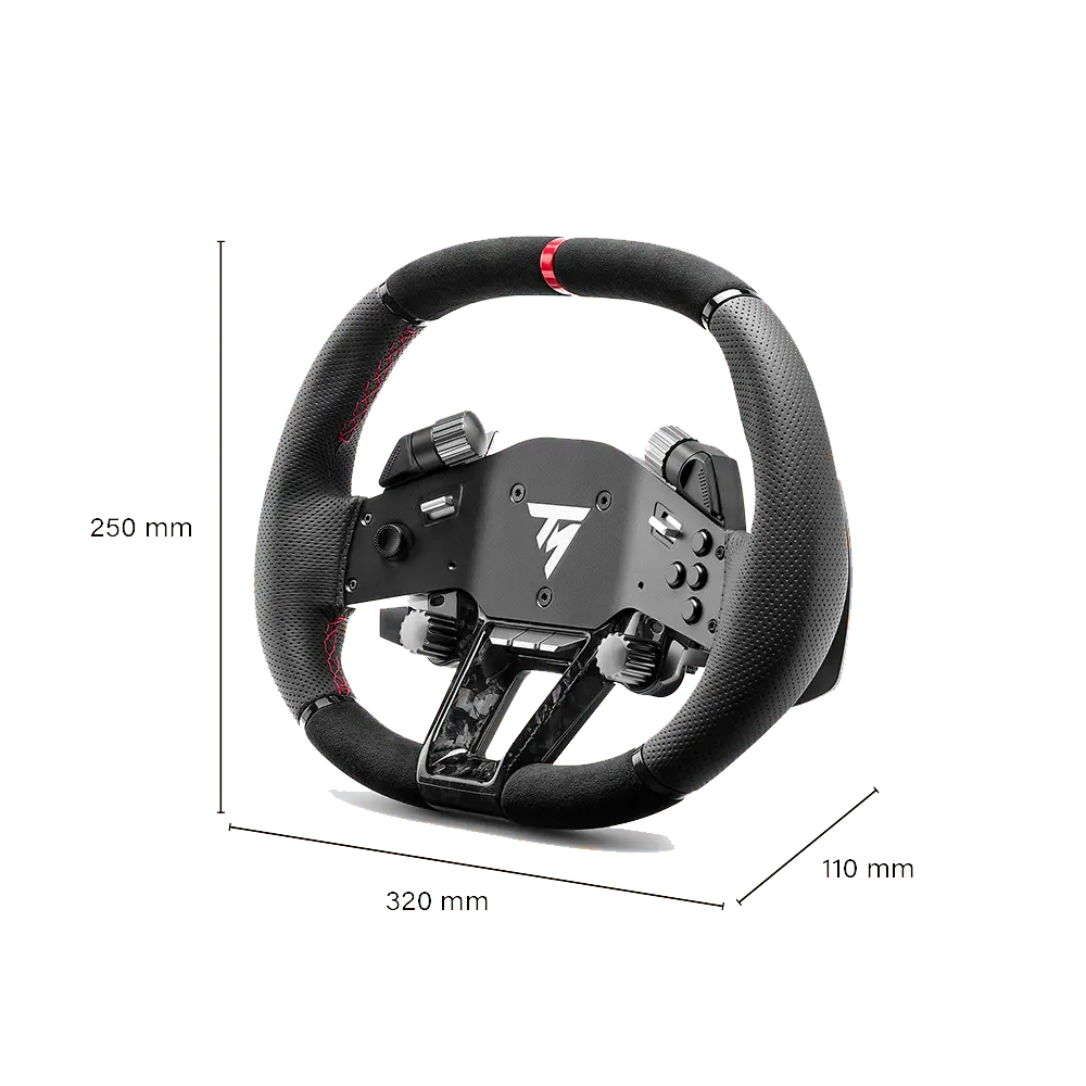 Afmetingen van de Thrustmaster HYPERCAR Wheel Add On met een diameter van 32 cm