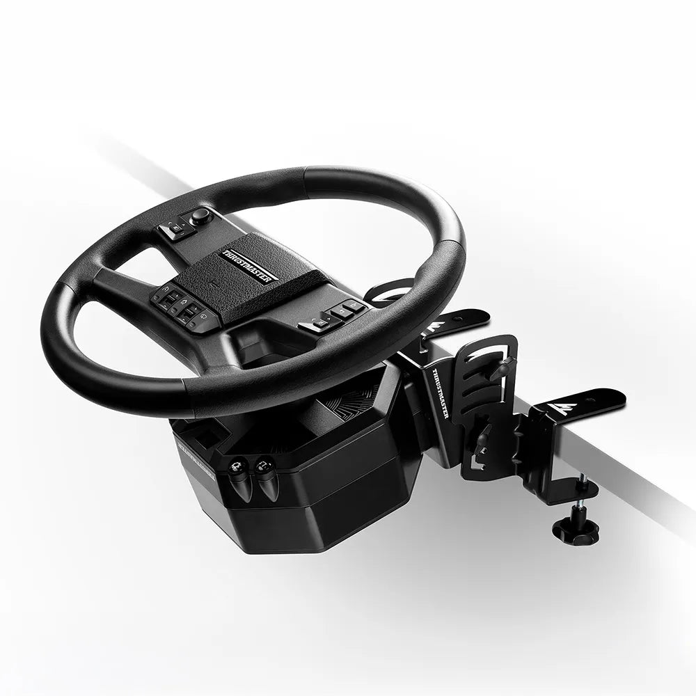 Thrustmaster SimTask Truck 40 gemonteerd op wheelbase en Truck Mount