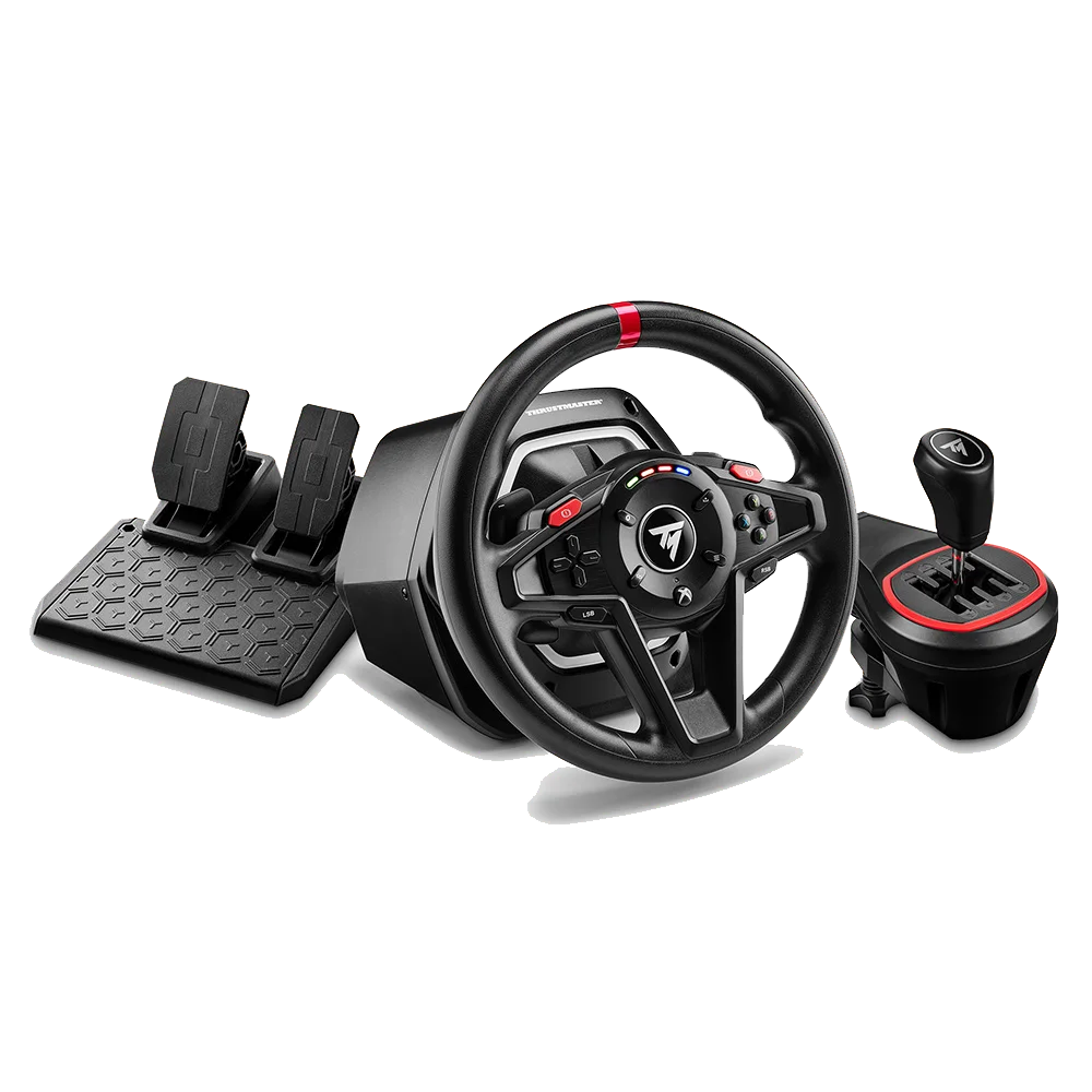 Complete Thrustmaster T128 Shifter Pack stuurset met pedalen en TH8S shifter