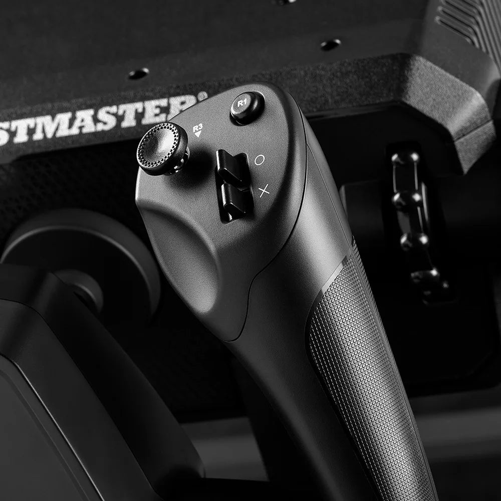 Rechterhandgreep van de Thrustmaster TCA Sky Yoke-P met mini-stick en actieknoppen
