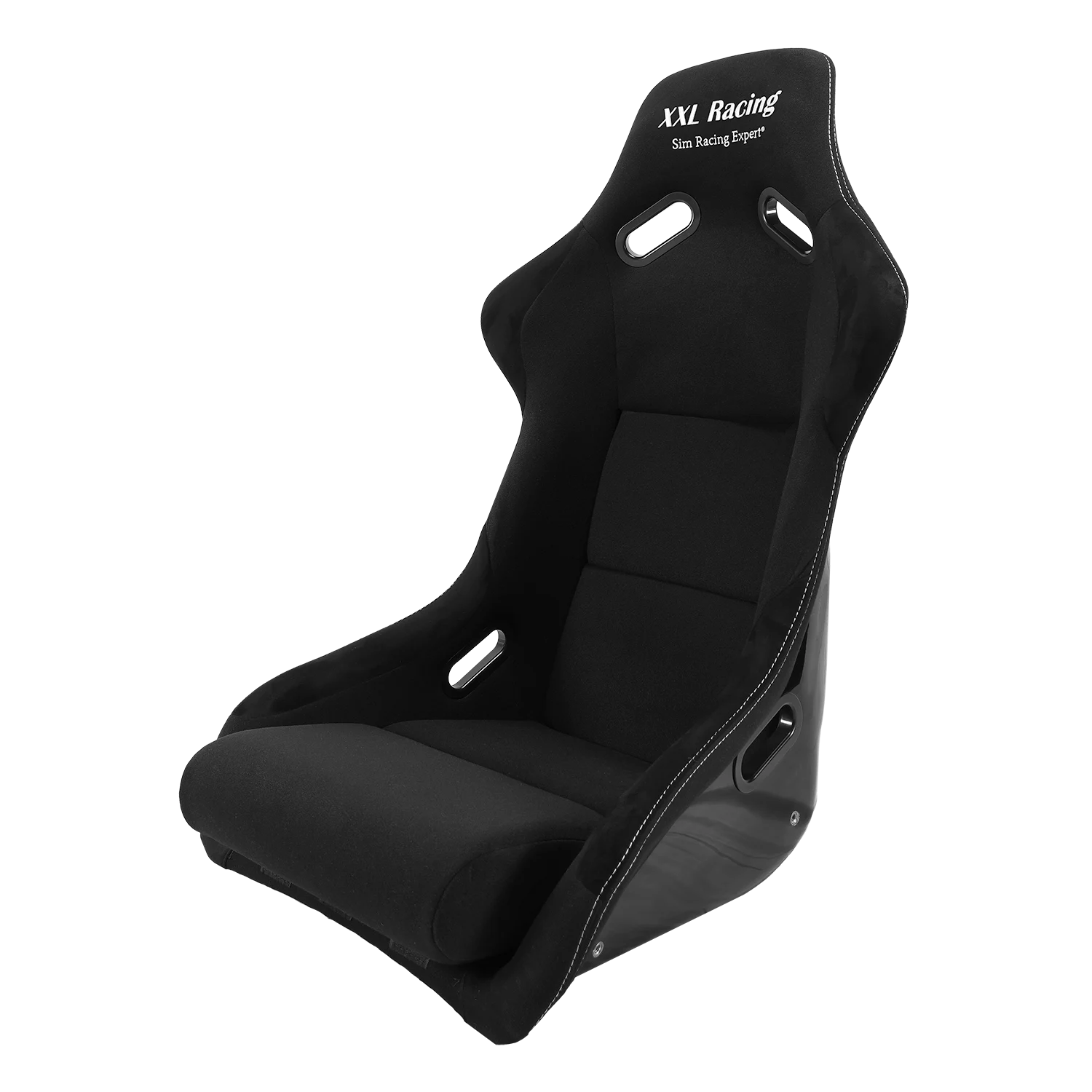 XXL Monzano bucket seat schuin vooraanzicht sim racing stoel