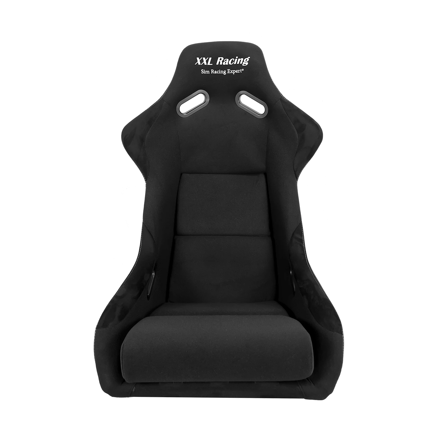 XXL Monzano fiberglas bucket seat vooraanzicht sim racing