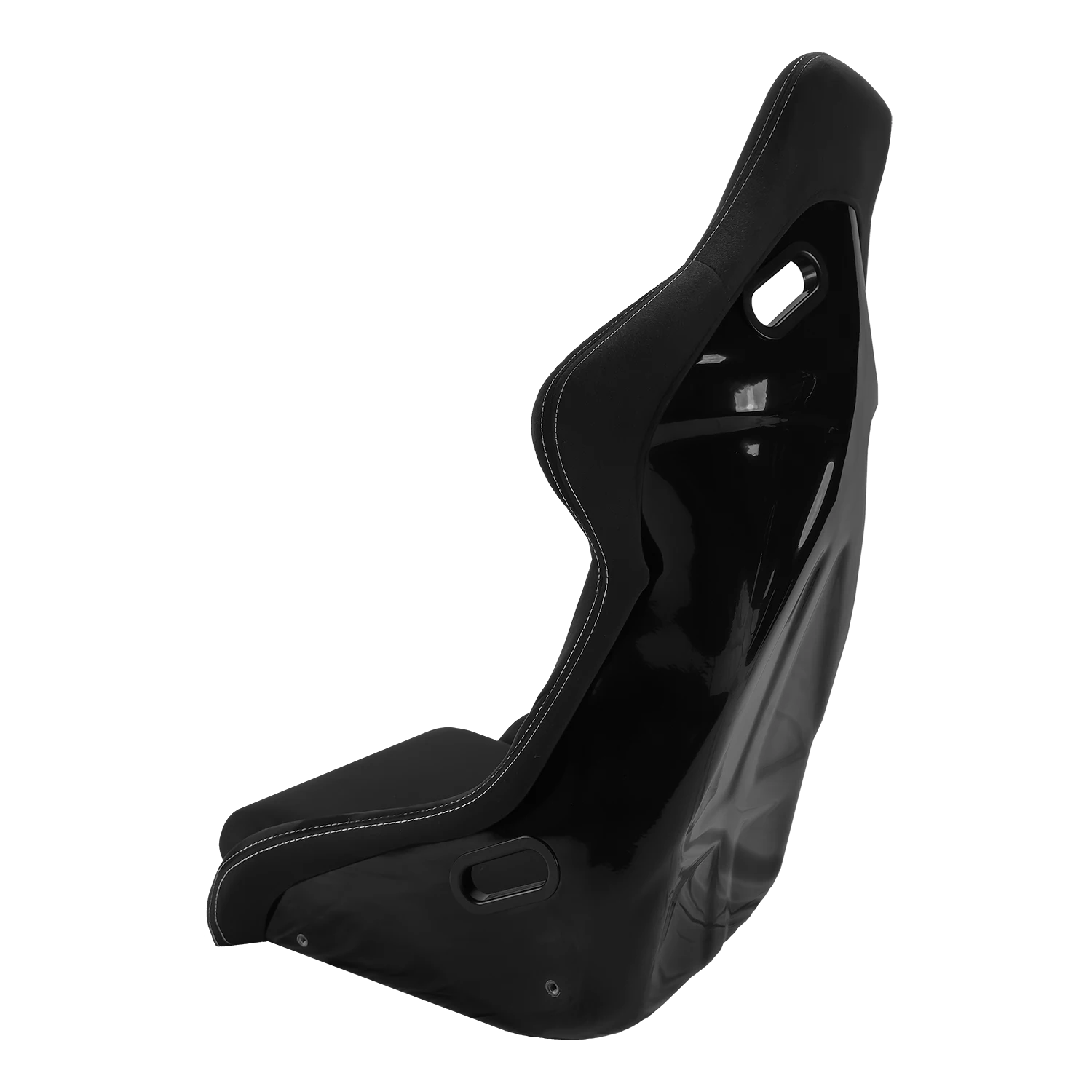 zijaanzicht XXL Monzano fiberglas sim racing bucket seat