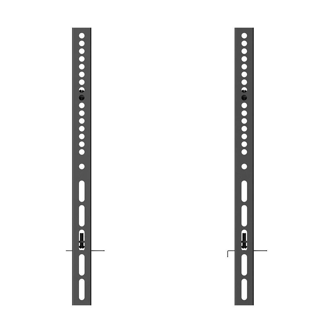 XXL Racing VESA adapter 400mm rails vooraanzicht set
