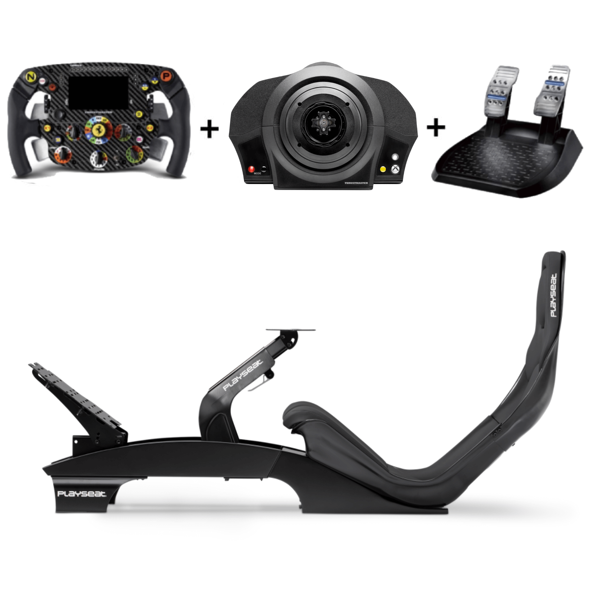 Playseat F1 | Plug and play 
| Thrustmaster SF1000 TX bundel