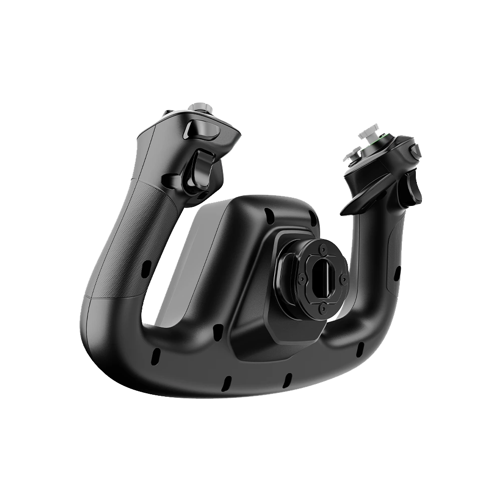 Moza Racing MFY Yoke achteraanzicht voor flight simulator