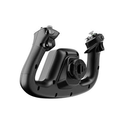 Moza Racing MFY Yoke achteraanzicht voor flight simulator