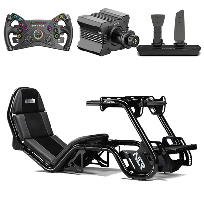 Next Level Racing F-GT Pro + Moza R12 V2 F1 & GT Race simulator Bundel