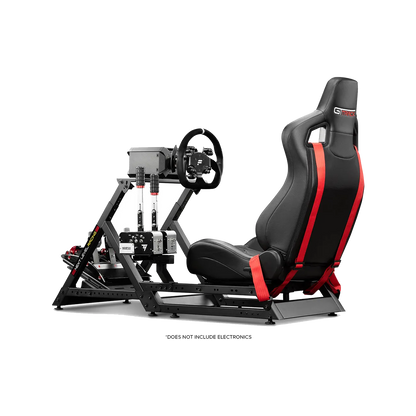 Next Level Racing - GT Track Cockpit - achterkant met fanatec DD1 en clubsport V3