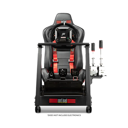 Next Level Racing - GT Track Cockpit - voorkant met Fanatec DD1