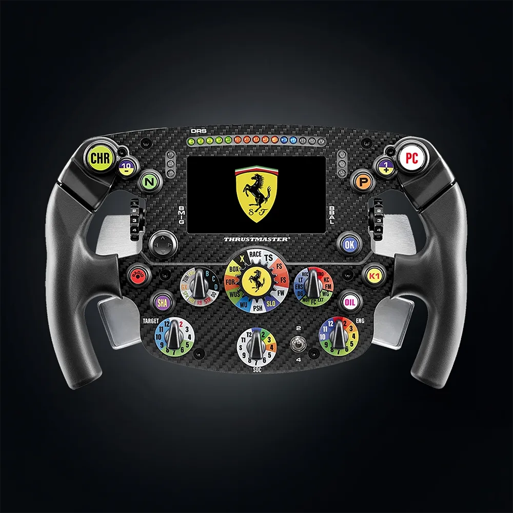Voorkant Thrustmaster SF25 ferarri simrace stuur