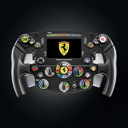 Voorkant Thrustmaster SF25 ferarri simrace stuur
