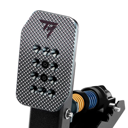 Thrustmaster Raceline loadcell rempedaal detail met metalen pedaalplaat