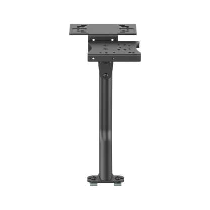 Detail van de montageplaten van de XXL Racing shifter en handrem houder voor racesimulator