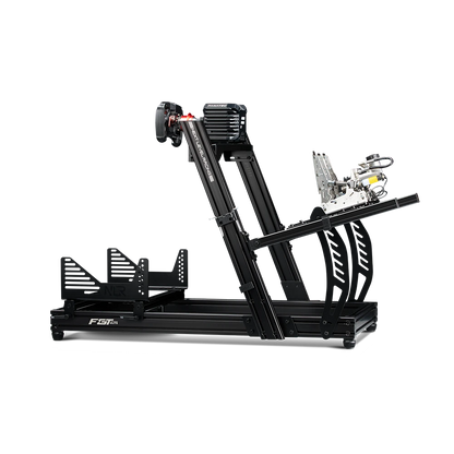 Next Level Racing F-GT Elite Lite met Fanatec wheelbase en sim racing pedalen