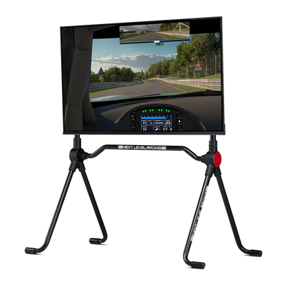 Next Level Racing Lite Free Standing Monitor Stand - met tv scherm 2