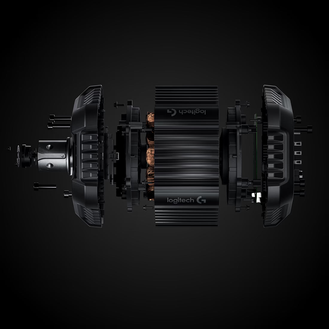 Exploded view van de Logitech G RS50 8 Nm Direct Drive motor