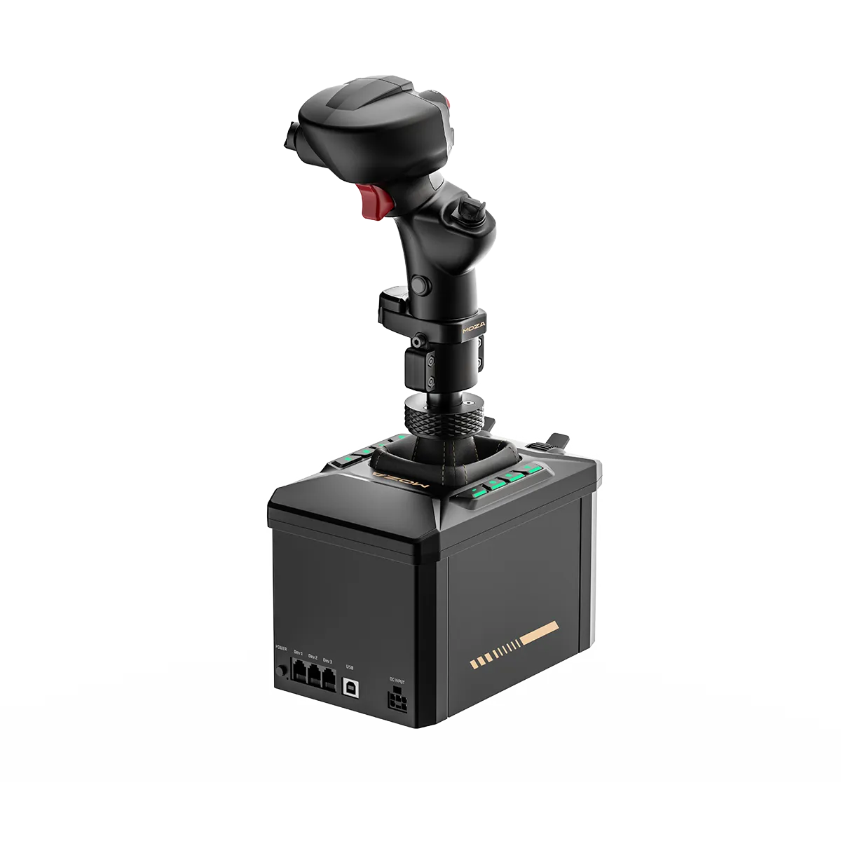 MOZA AB6 direct drive flight base met MHG joystick voor flight simulators