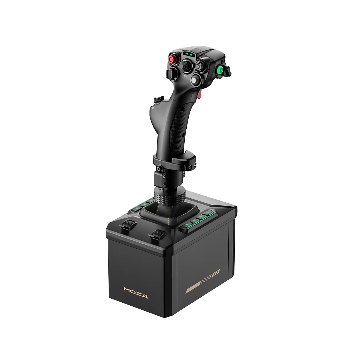 MOZA AB6 flight base met MHG flightstick complete flight simulator bundle