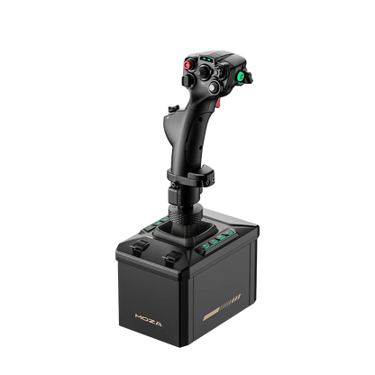 MOZA AB6 flight base met MHG flightstick complete flight simulator bundle