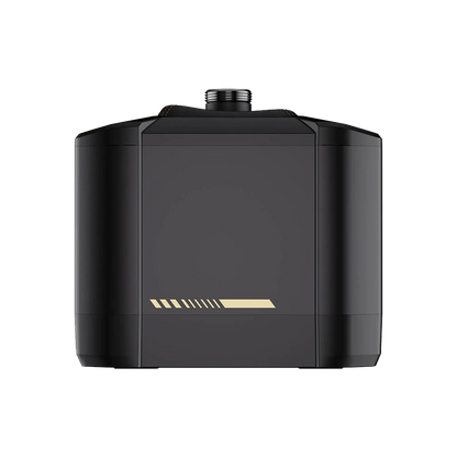 Achterzijde van de MOZA AB9 FFB basis met behuizing en design details