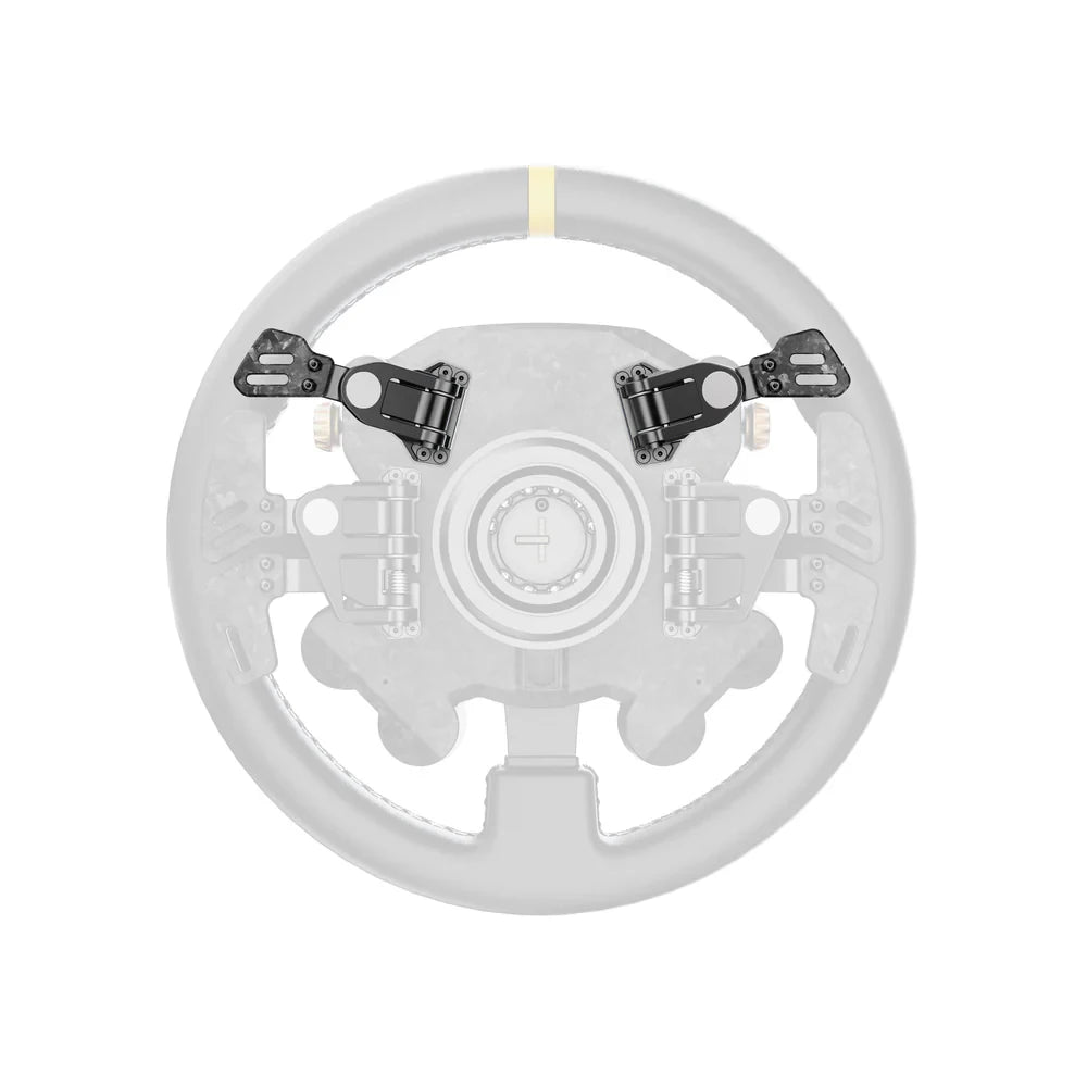 Moza CS Pro stuur met Paddles Add on Kit en 6 paddle layout