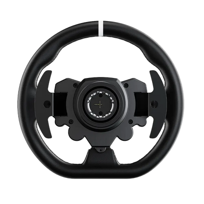 Achterkant van het Moza ES stuurwiel met quick release aansluiting