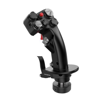 Moza MH16 flightstick joystick schuin vooraanzicht