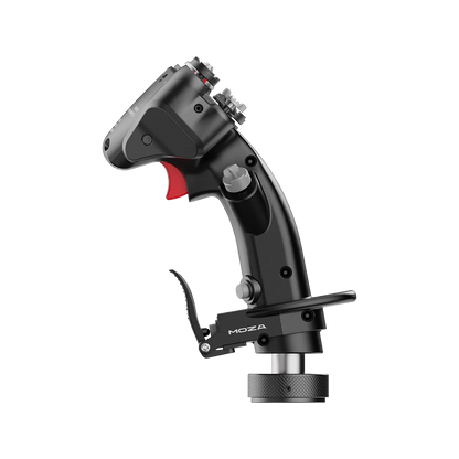 Moza MH16 flightstick linker zijkant joystick